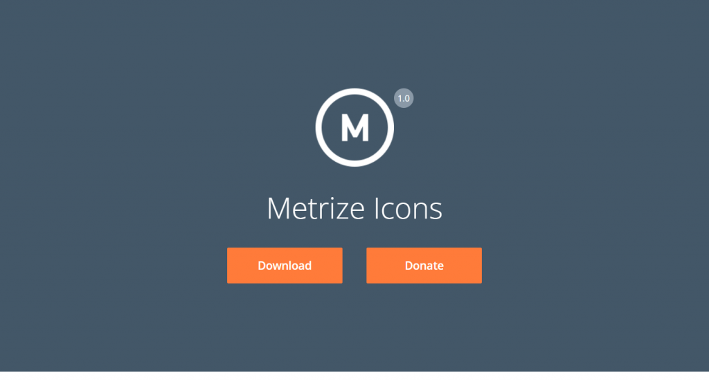 スクリーンショット：Metrize Icons