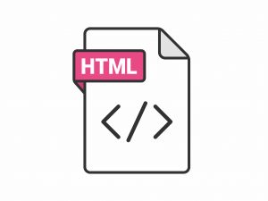 画像：HTMLのアイコン
