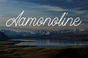 画像：Aamonoline Handwritten Font