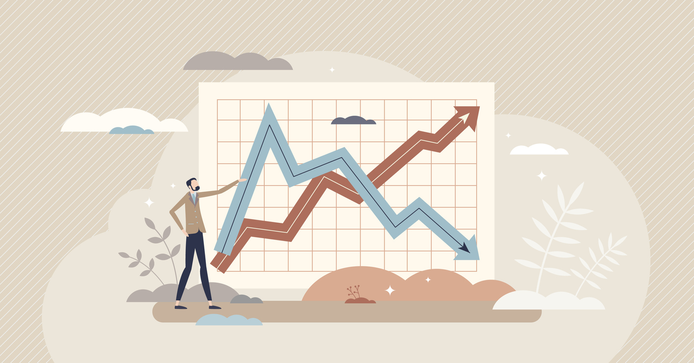 スタグフレーションとは？発生要因とマーケティング視点で対策すべきことは？ | マーケトランク