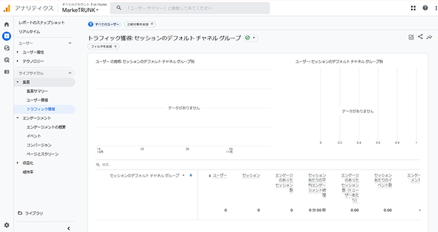 スクリーンショット：セッション数の確認方法