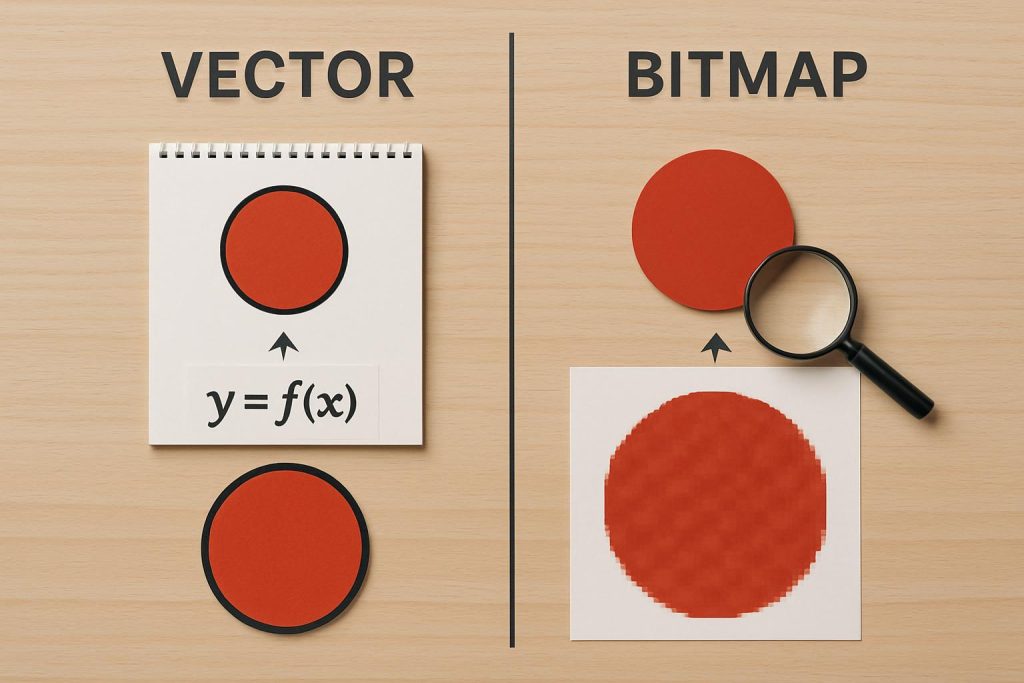 ベクターとビットマップ 決定的な違い