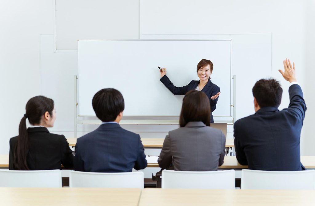 画像：マナー講習の様子
