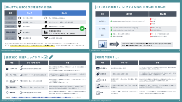 画像SEO完全ガイド資料のキャプチャ