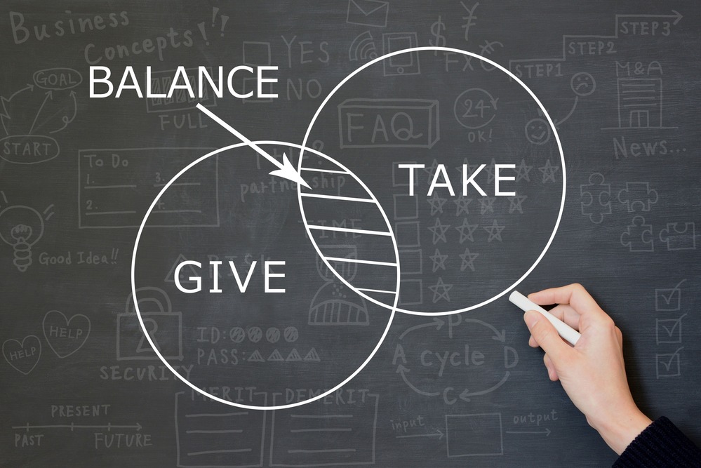 ギブアンドテイクのバランス