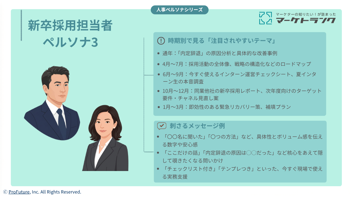 画像:新卒採用担当者 ペルソナ3