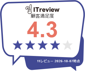 ITreview顧客満足度バッジ